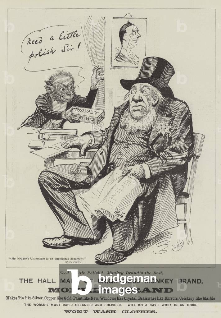 Advertisement, Monkey Brand (engraving)
