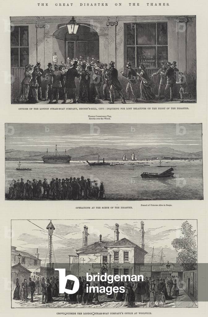 The Great Disaster on the Thames (engraving)