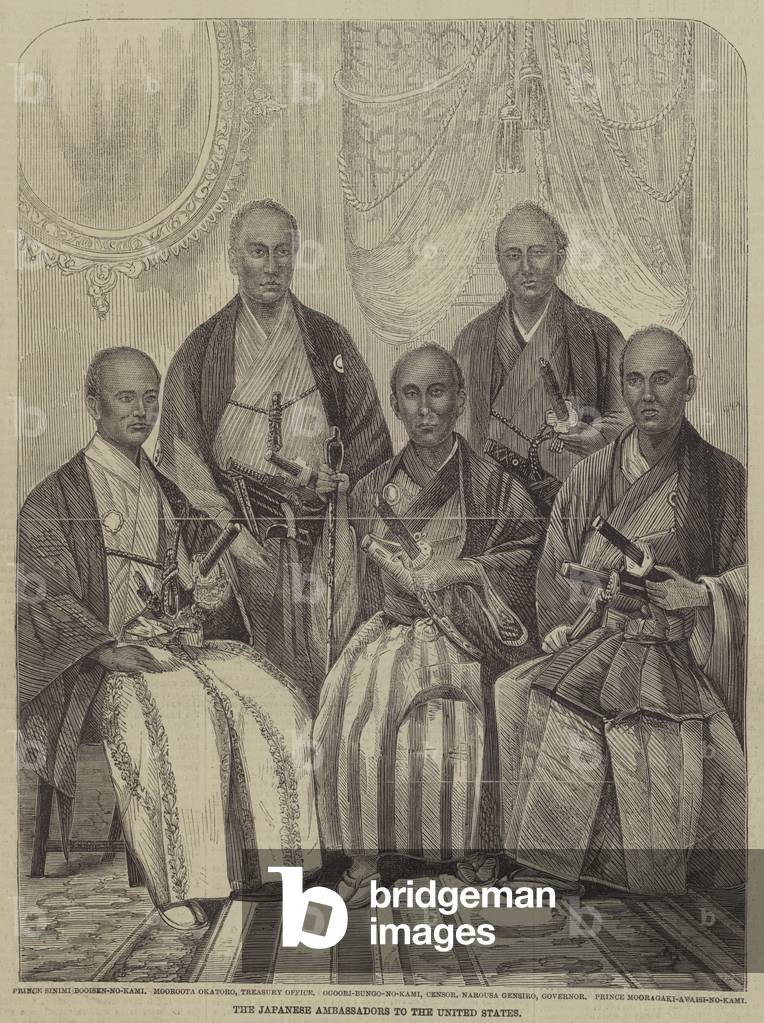 The Japanese Ambassadors to the United States (engraving)