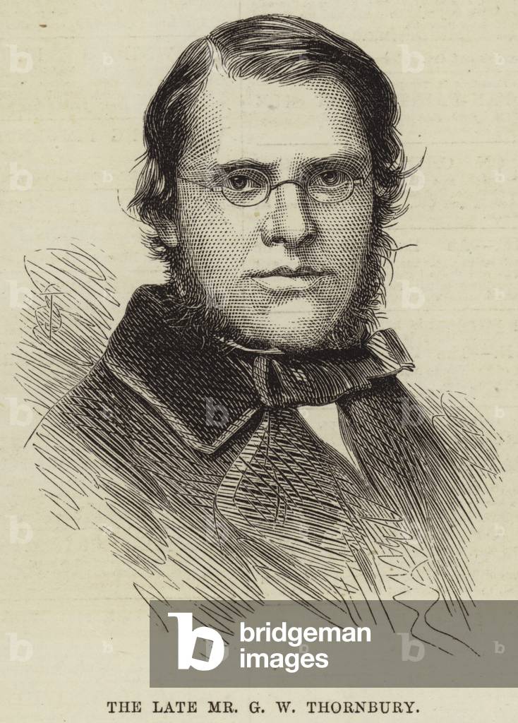The Late Mr G W Thornbury (engraving)