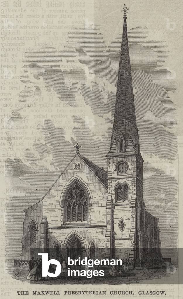 The Maxwell Presbyterian Church, Glasgow (engraving)