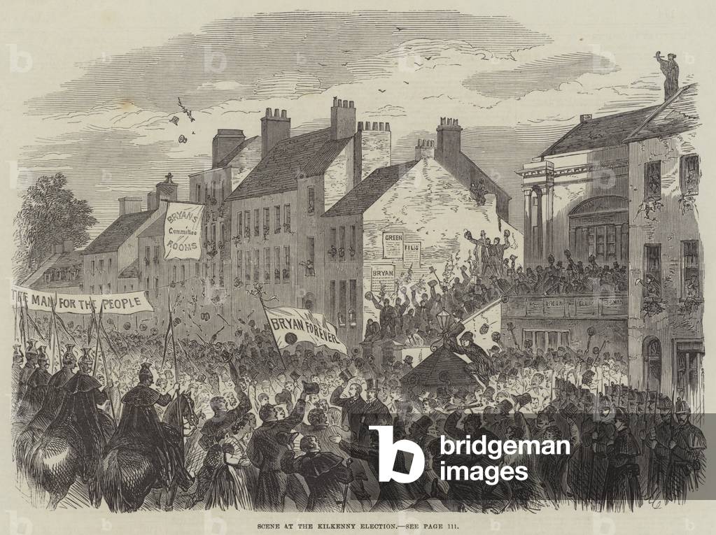 Scene at the Kilkenny Election (engraving)