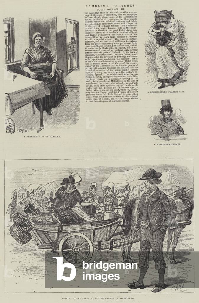 Rambling Sketches, Dutch Folk (engraving)