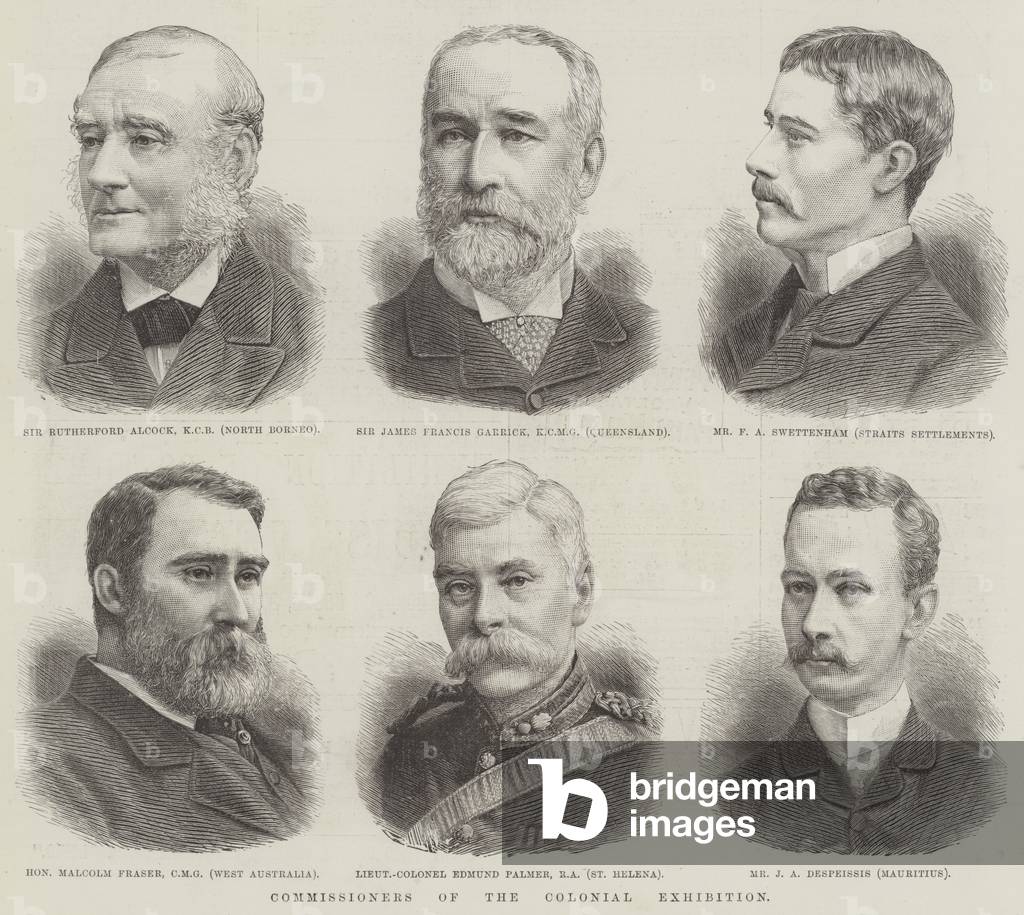 Commissioners of the Colonial Exhibition (engraving)