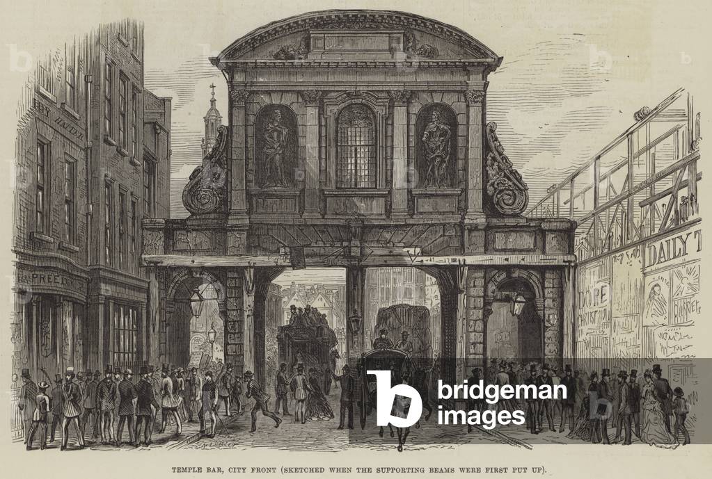 Temple Bar, City Front (engraving)