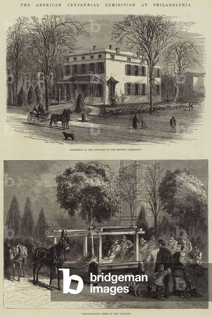 The American Centennial Exhibition at Philadelphia (engraving)