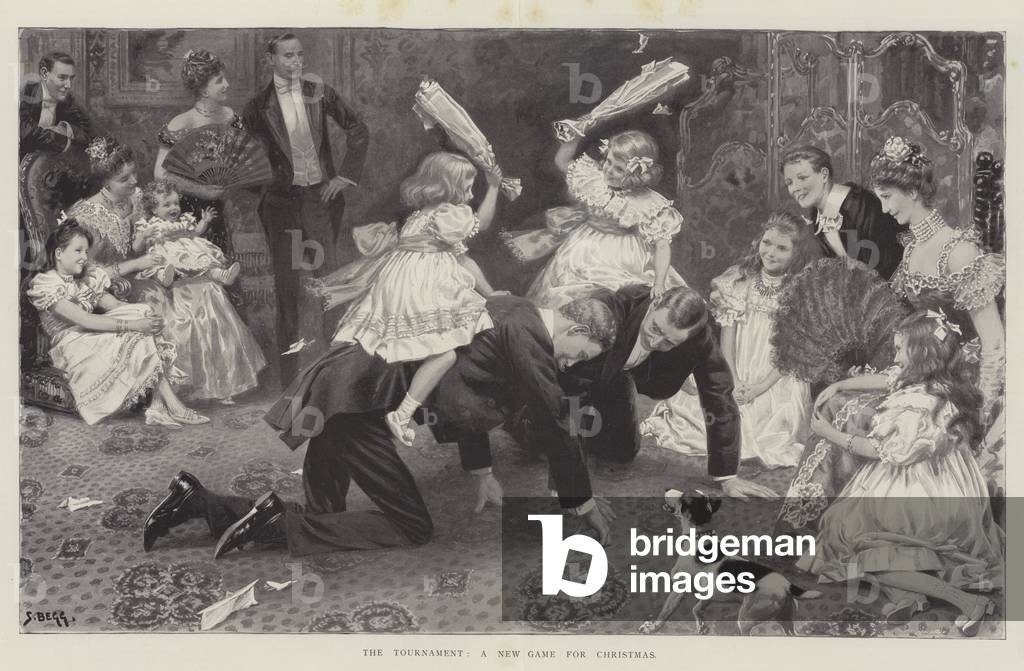 The Tournament, a New Game for Christmas (engraving)