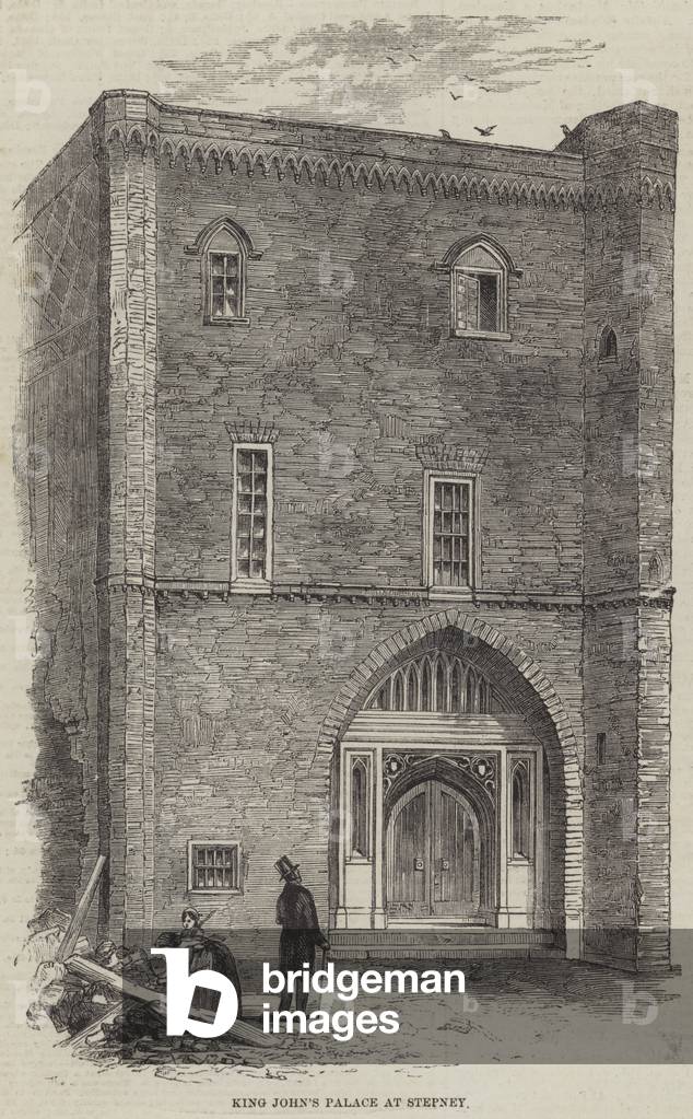 King John's Palace at Stepney (engraving)