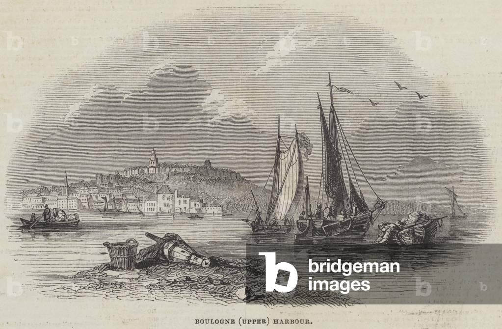 Boulogne (Upper) Harbour (engraving)