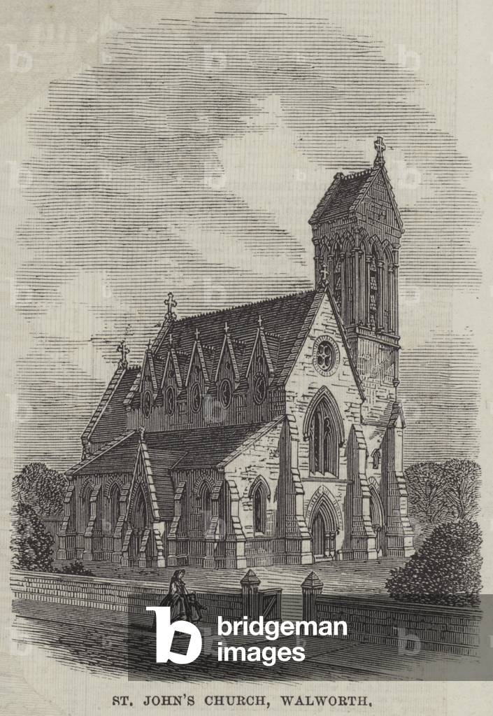St John's Church, Walworth (engraving)