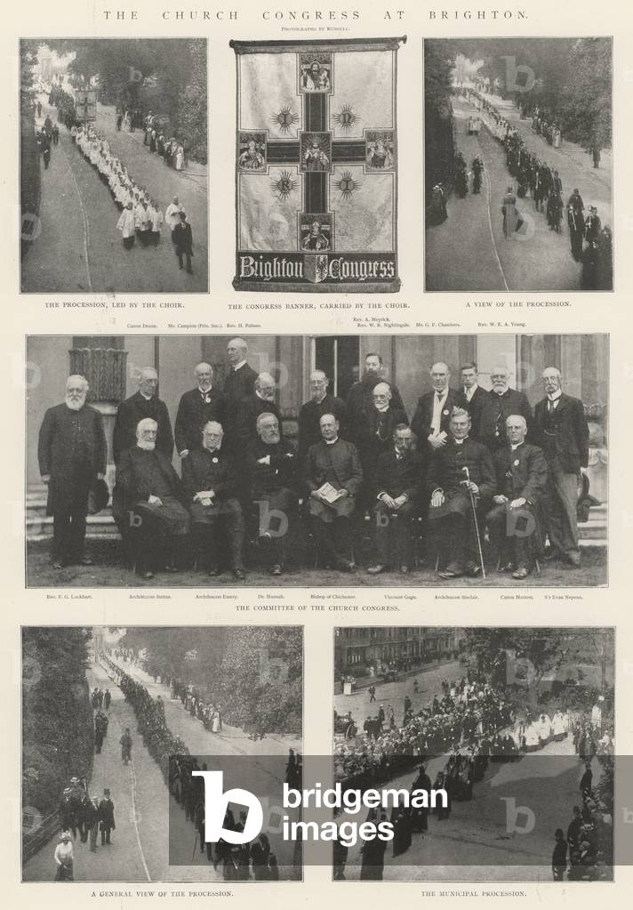 The Church Congress at Brighton (b/w photo)