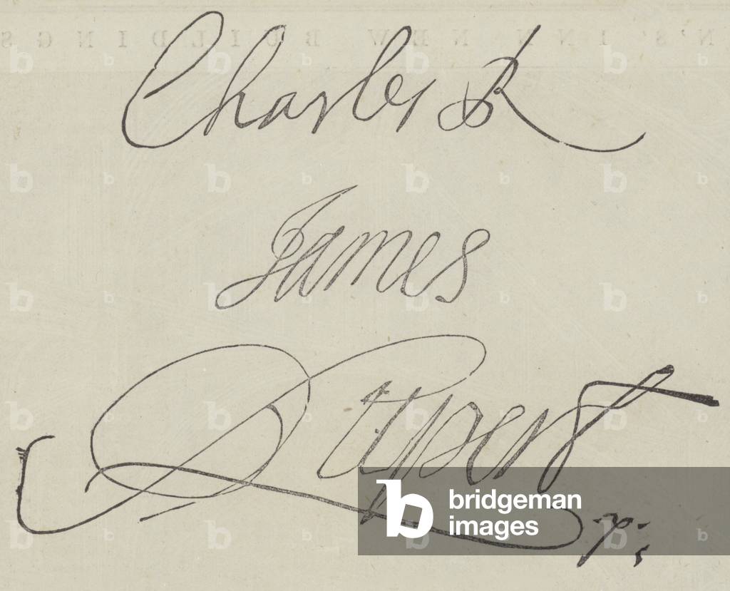 Royal Signatures (engraving)