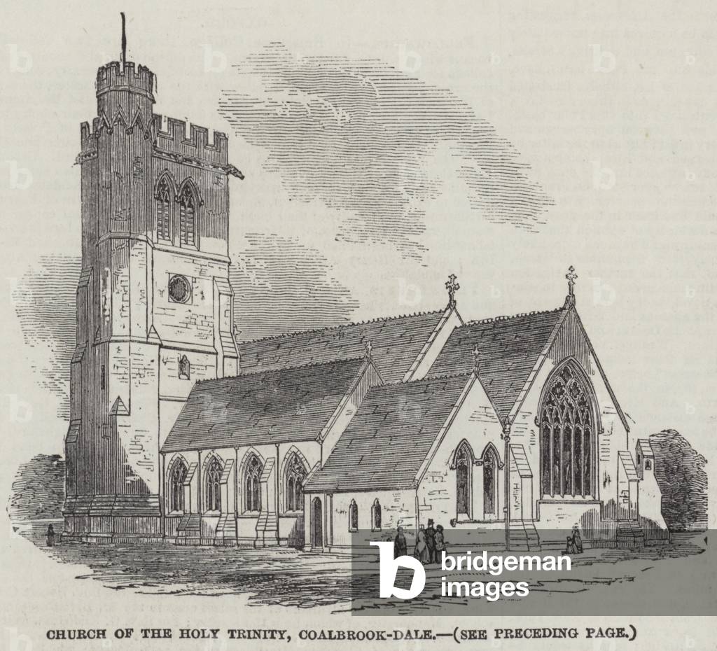 Church of the Holy Trinity, Coalbrook-Dale (engraving)