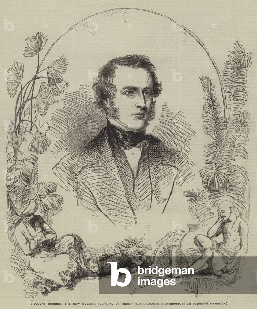 Viscount Canning, the New Governor-General of India (engraving)