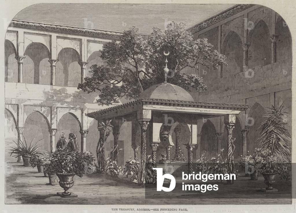The Treasury, Algiers (engraving)