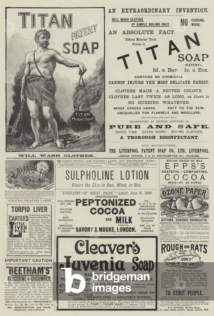 Page of Advertisements (engraving)