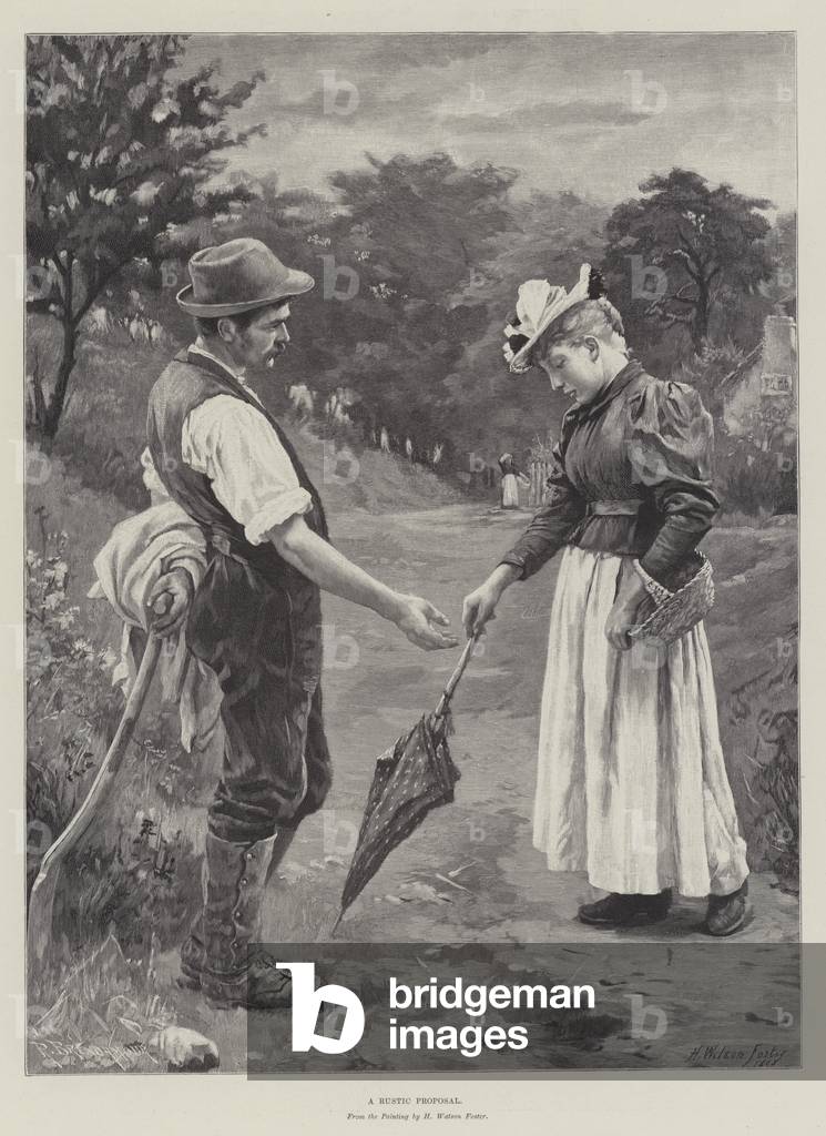 A Rustic Proposal (engraving)