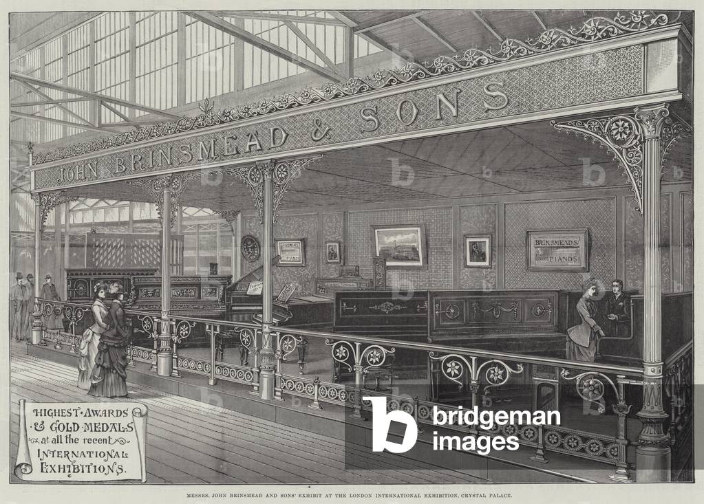 Advertisement, John Brinsmead and Sons (engraving)