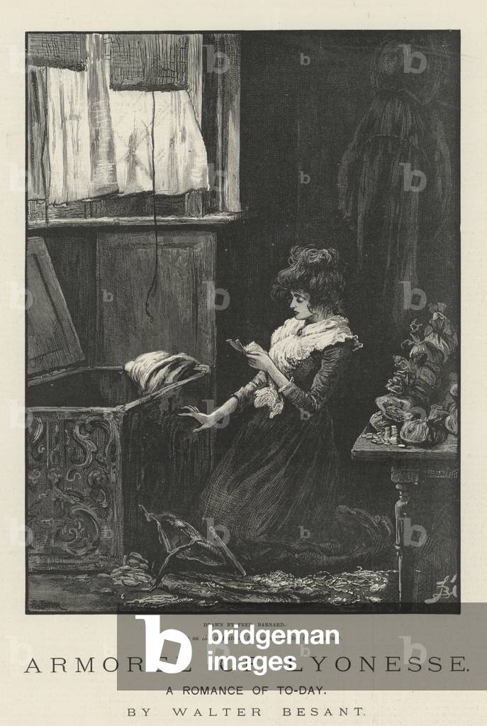 Armorel of Lyonesse, A Romance of To-Day, by Walter Besant (engraving)