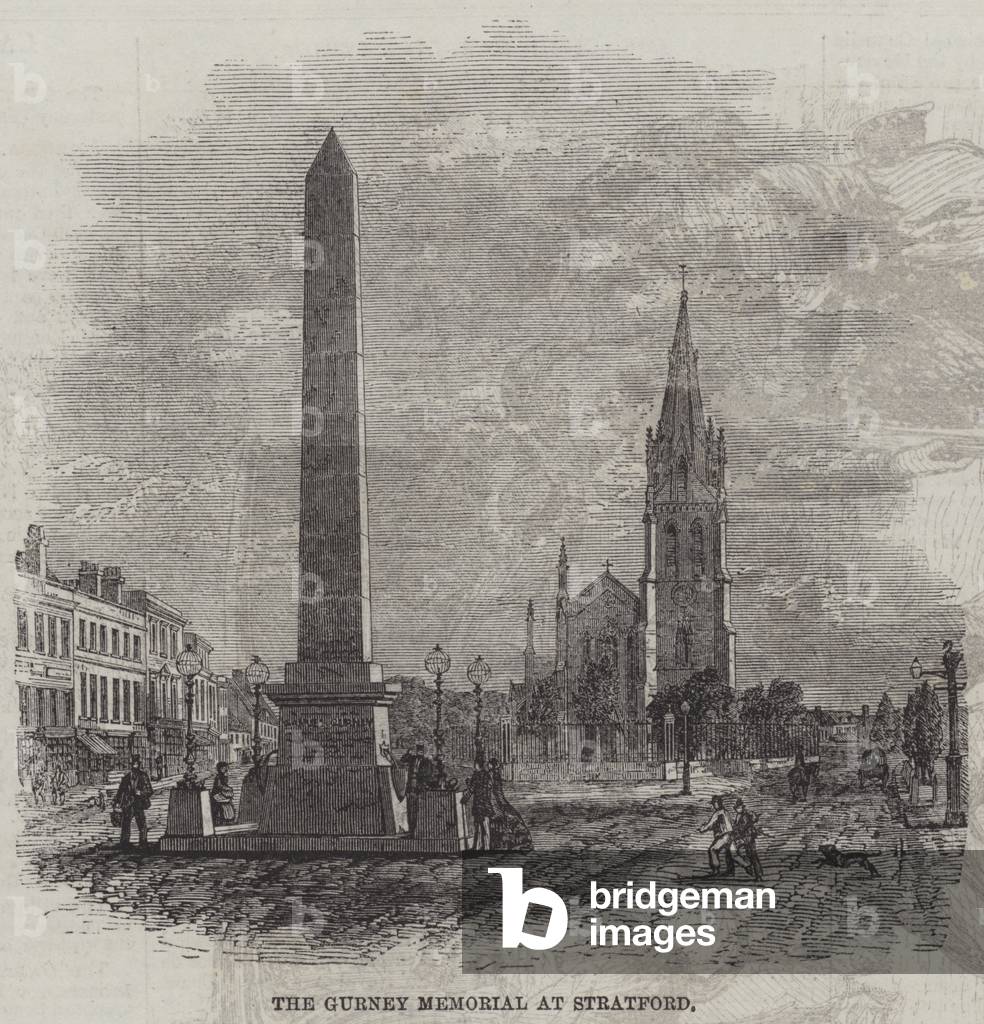 The Gurney Memorial at Stratford (engraving)