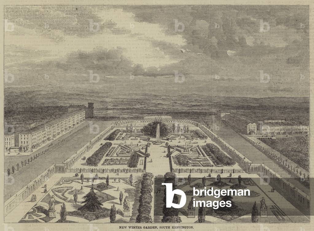 New Winter Garden, South Kensington (engraving)