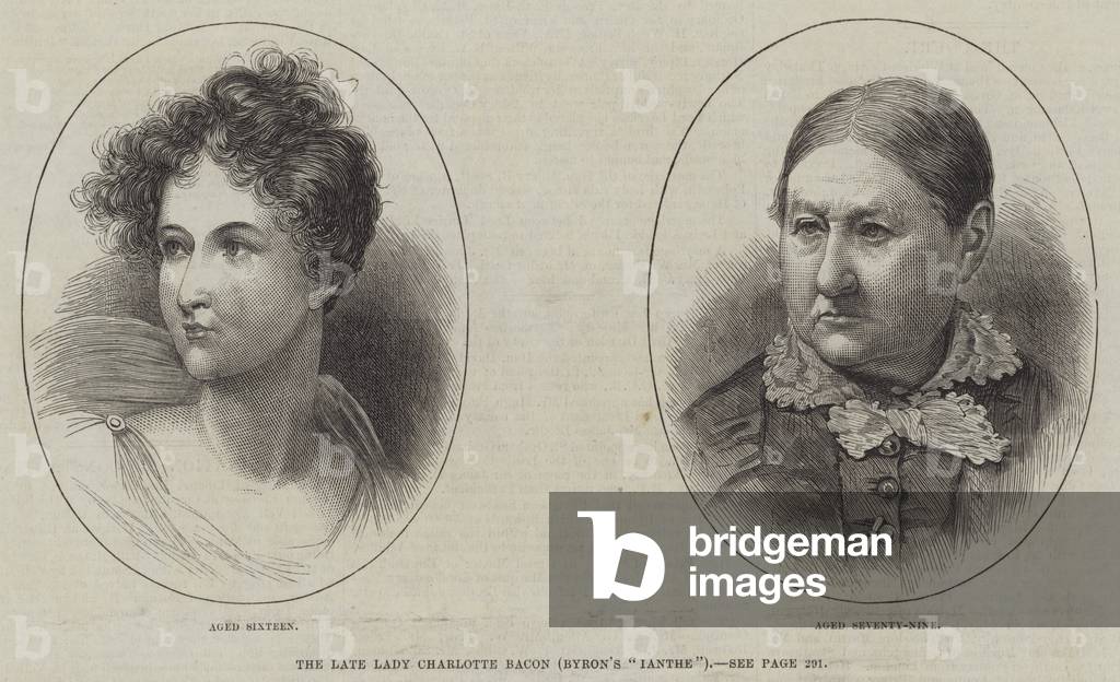 The late Lady Charlotte Bacon (Byron's 