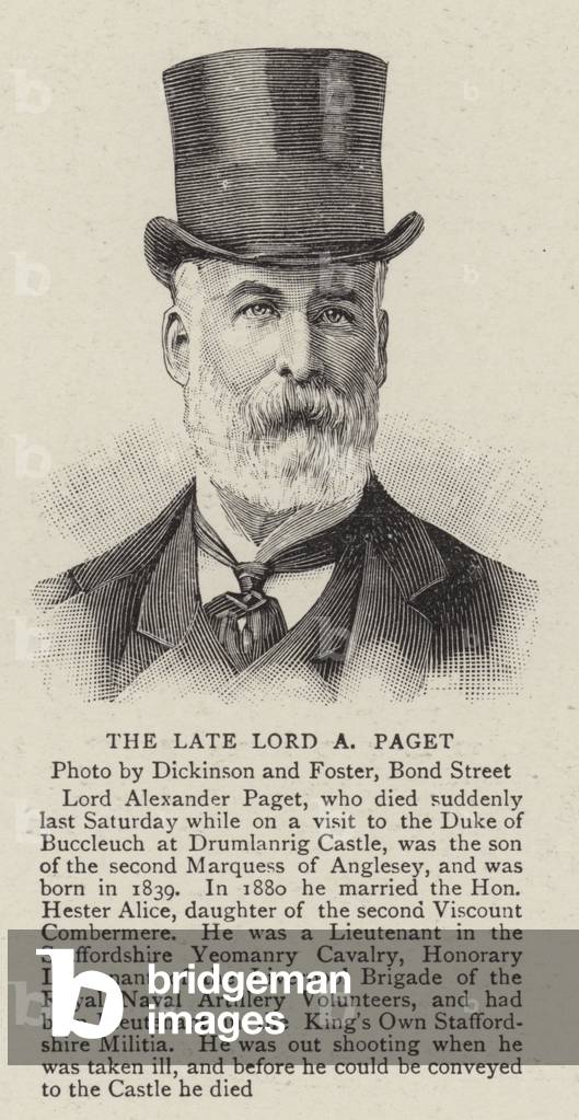 The Late Lord A Paget (engraving)