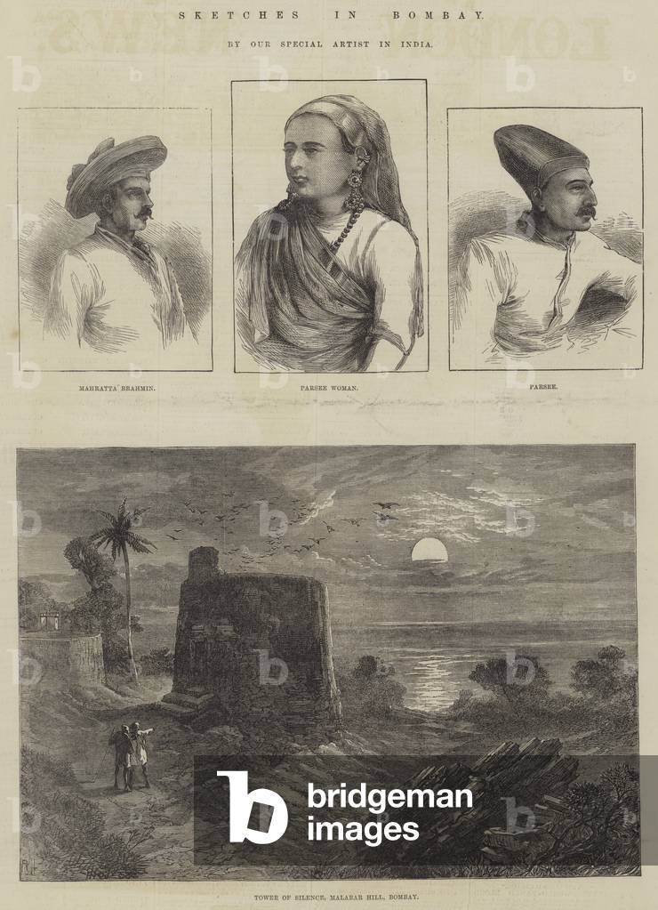 Sketches in Bombay (engraving)