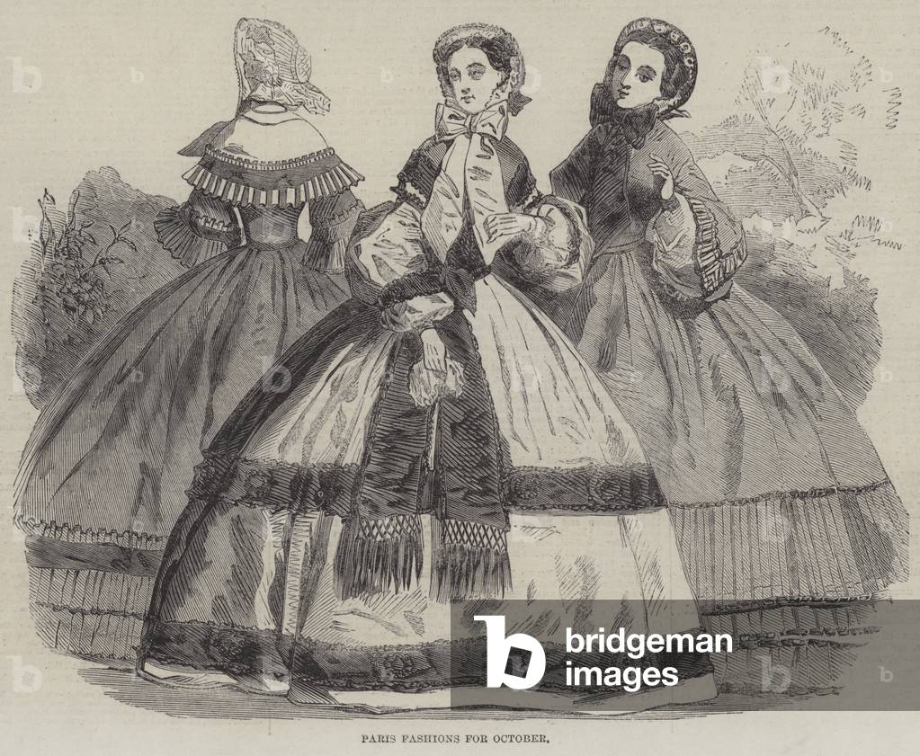 Paris Fashions for October (engraving)