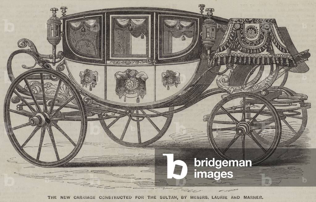 The New Carriage constructed for the Sultan, by Messrs Laurie and Marner (engraving)