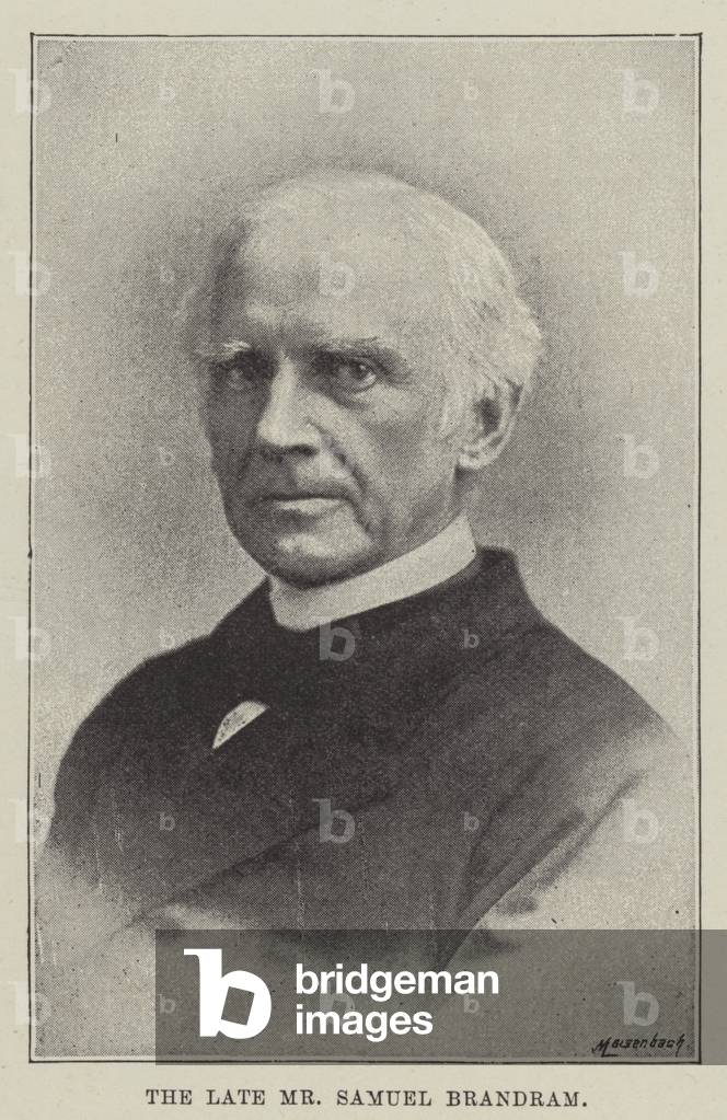 The late Mr Samuel Brandram (b/w photo)