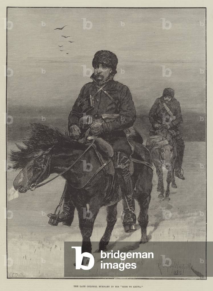 The late Colonel Burnaby in his 