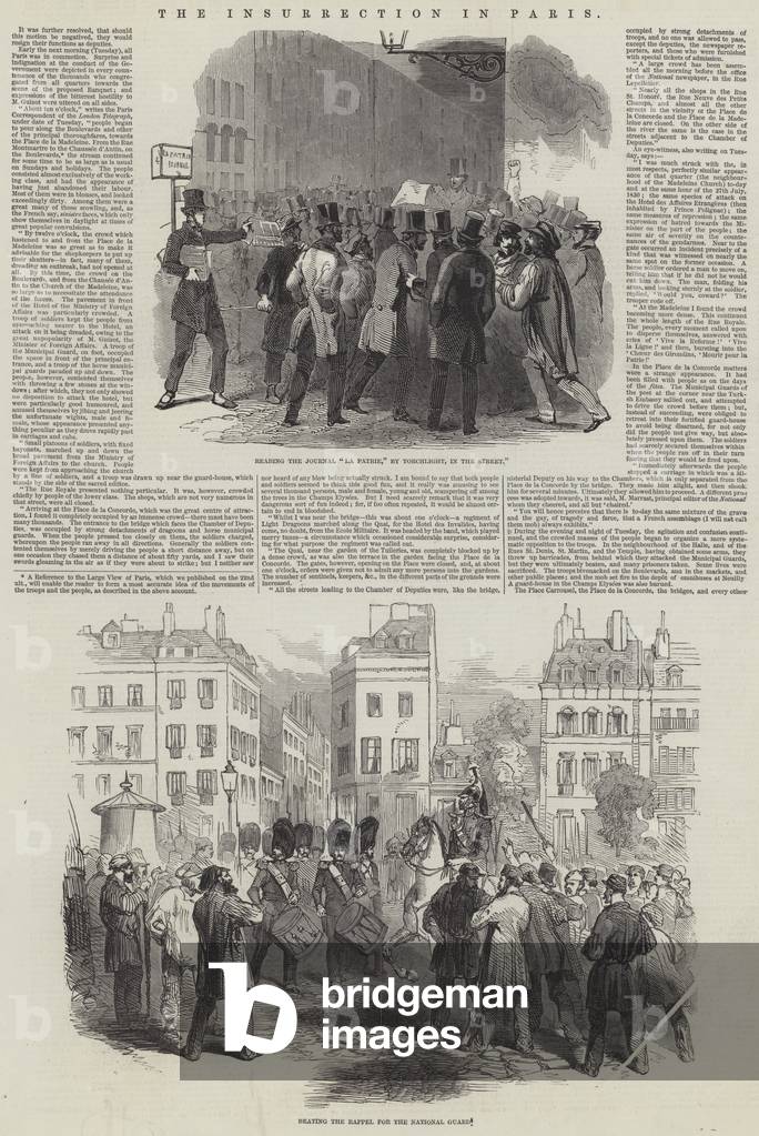 The Insurrection in Paris (engraving)