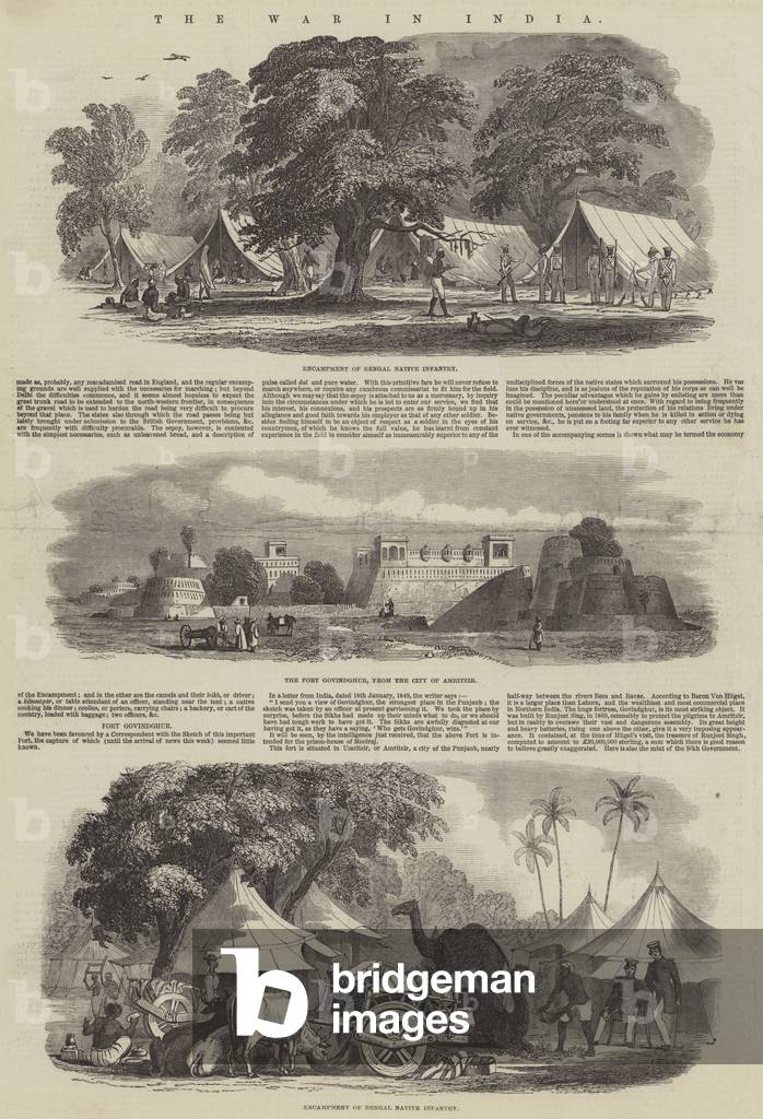 The War in India (engraving)