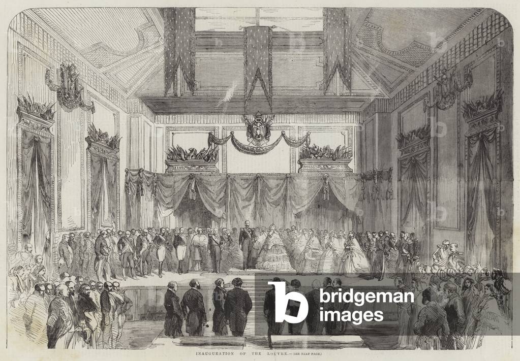Inauguration of the Louvre (engraving)