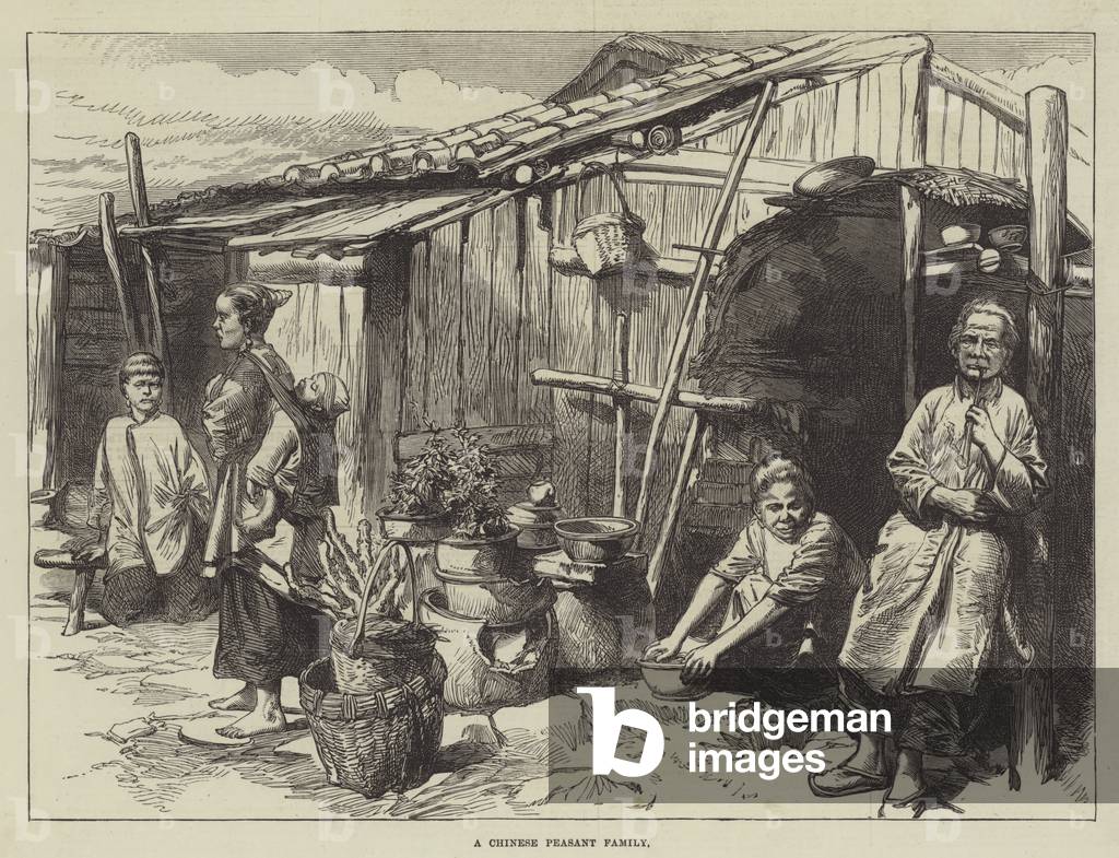 A Chinese Peasant Family (engraving)