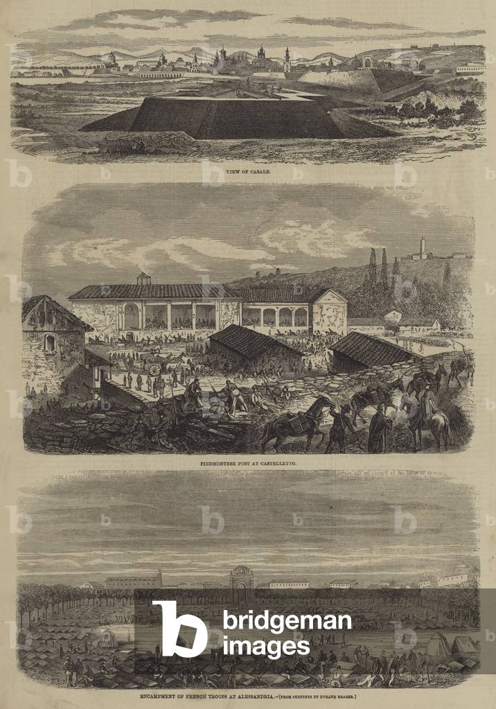 Second Italian War of Independence (engraving)