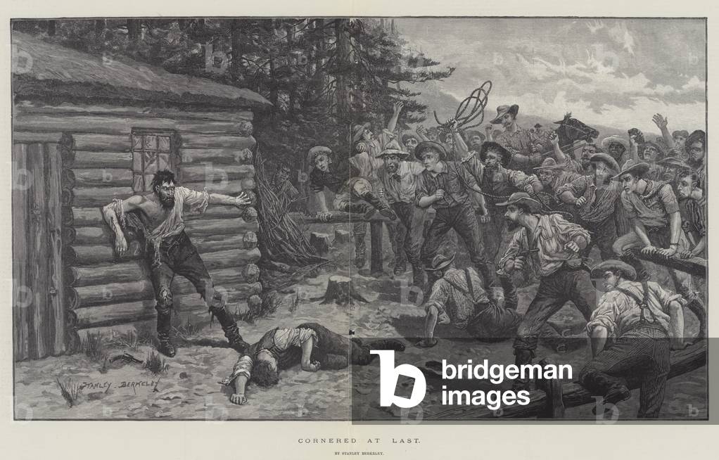Cornered at Last (engraving)