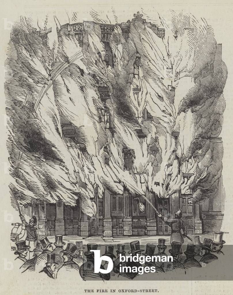 The Fire in Oxford Street (engraving)