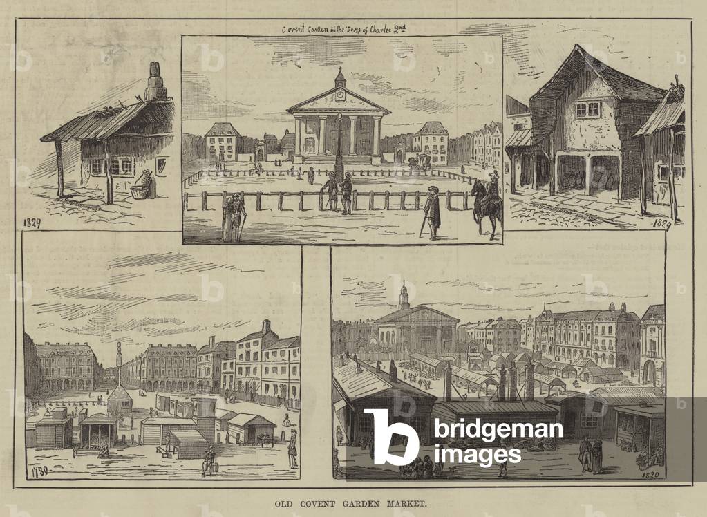 Old Covent Garden Market (engraving)