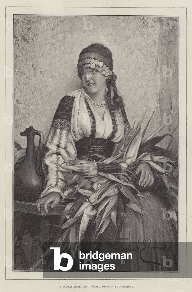A Roumanian Maiden (engraving)