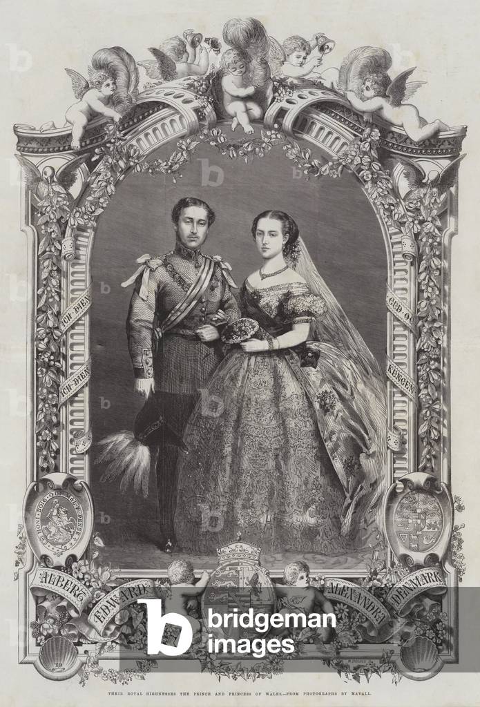 Their Royal Highnesses the Prince and Princess of Wales (engraving)