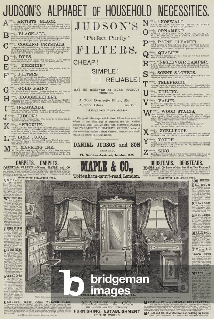 Page of Advertisements (engraving)