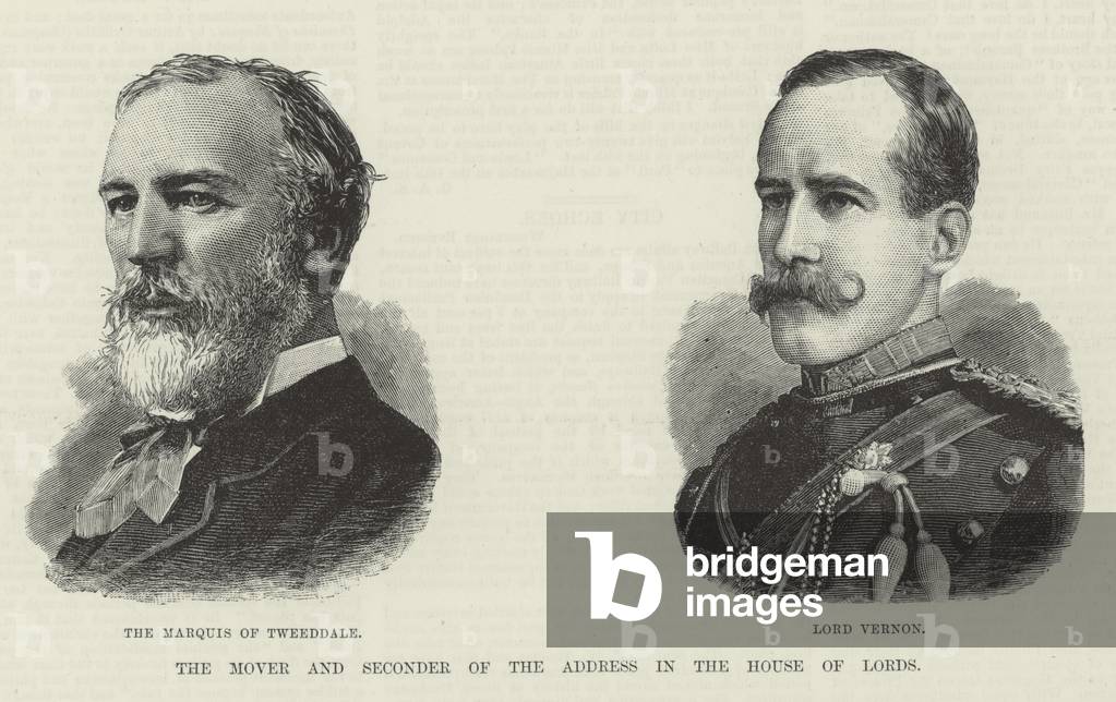 The Mover and Seconder of the Address in the House of Lords (engraving)