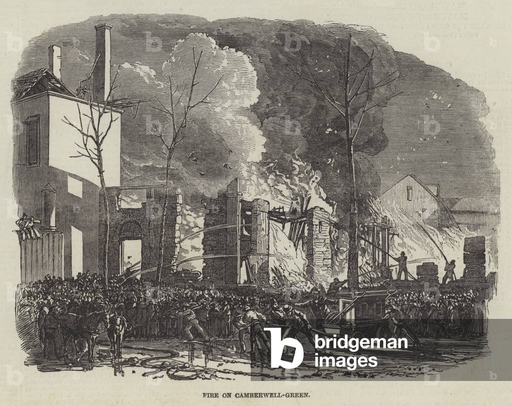 Fire on Camberwell-Green (engraving)