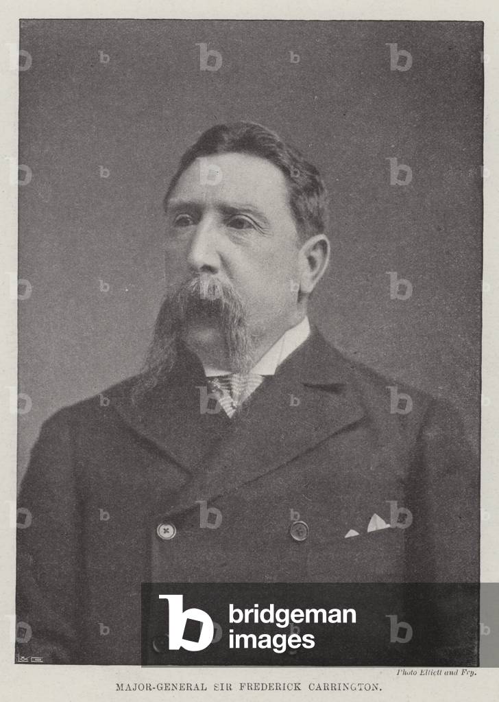 Major-General Sir Frederick Carrington (b/w photo)
