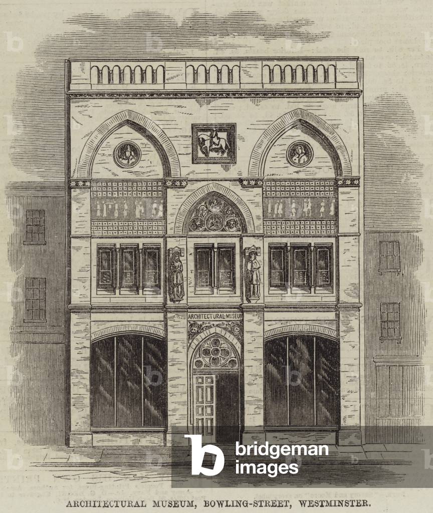 Architectural Museum, Bowling-Street, Westminster (engraving)