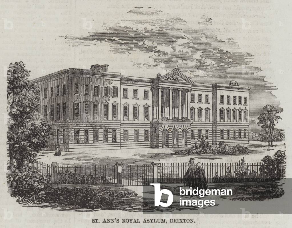 St Ann's Royal Asylum, Brixton (engraving)