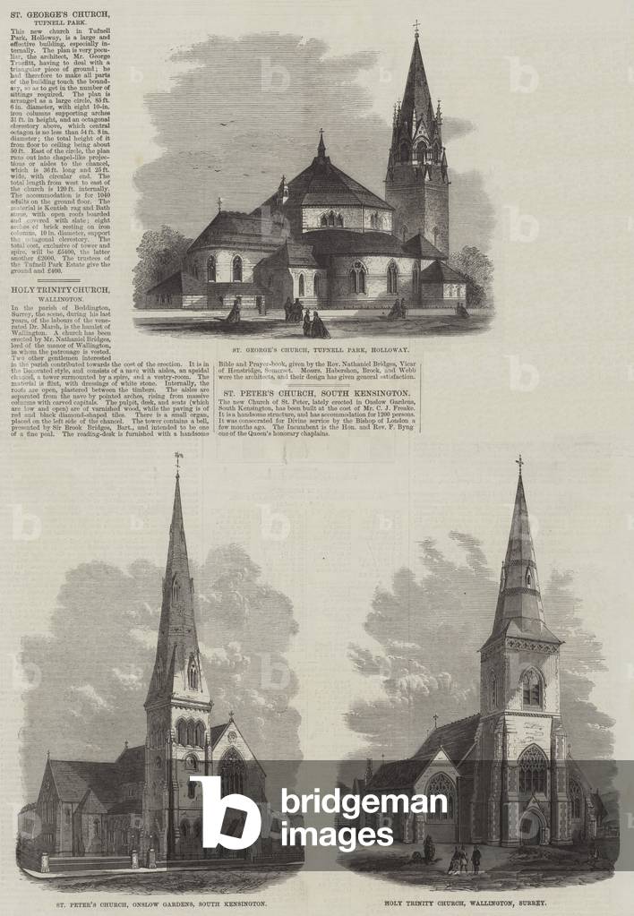 Various Churches (engraving)