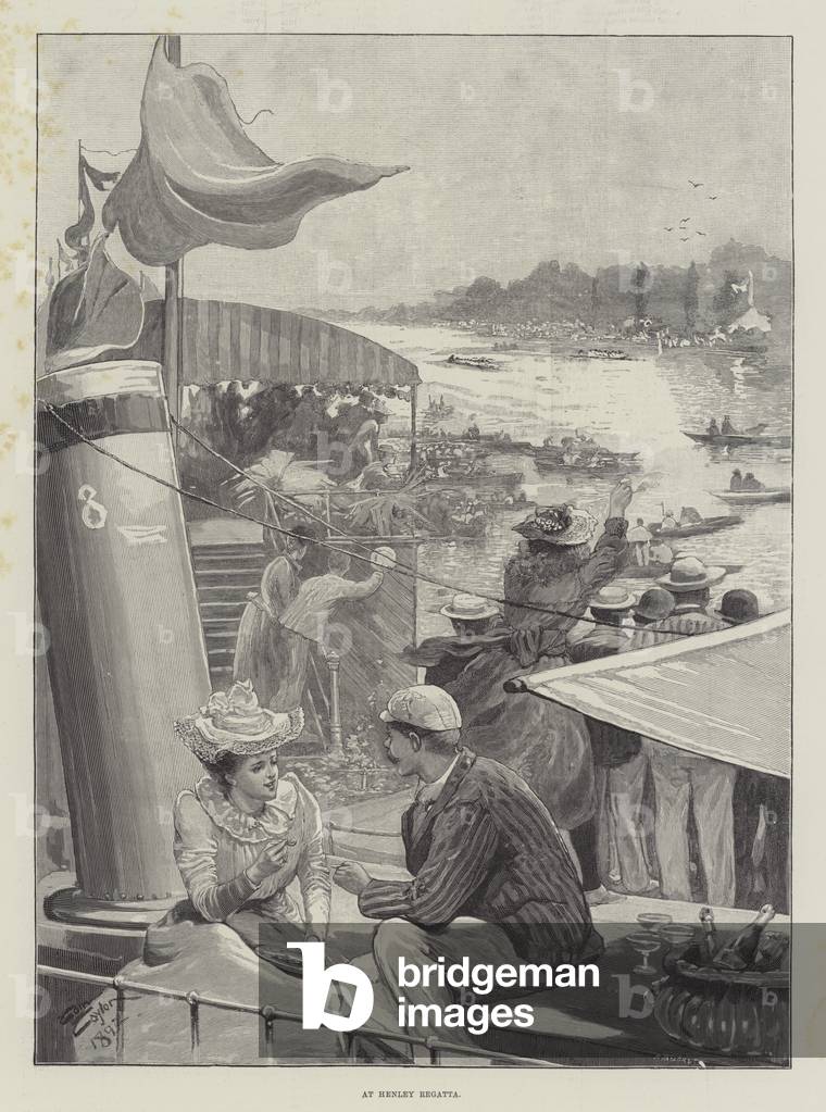At Henley Regatta (engraving)